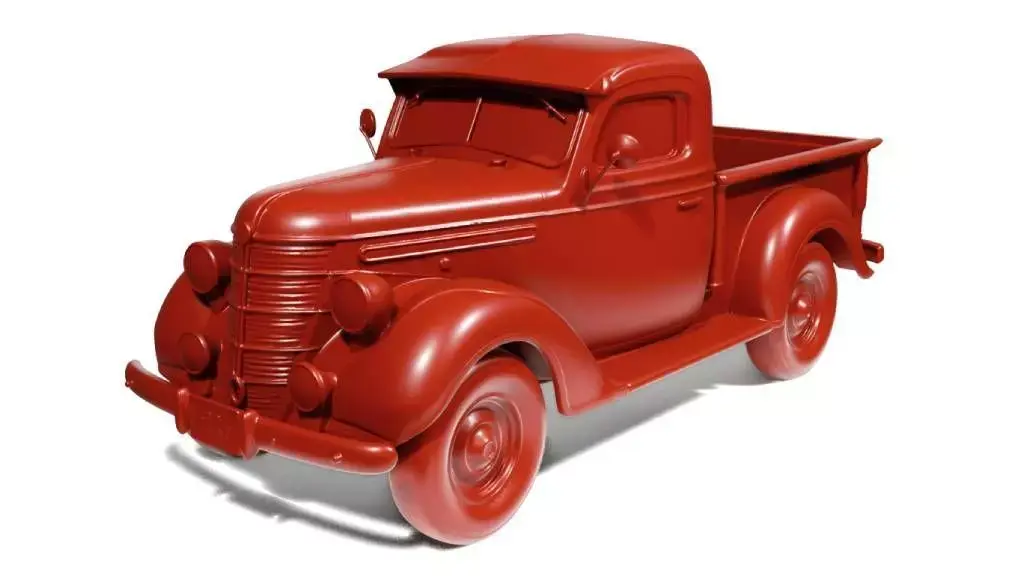 Vintage Pickup Old 3D print model