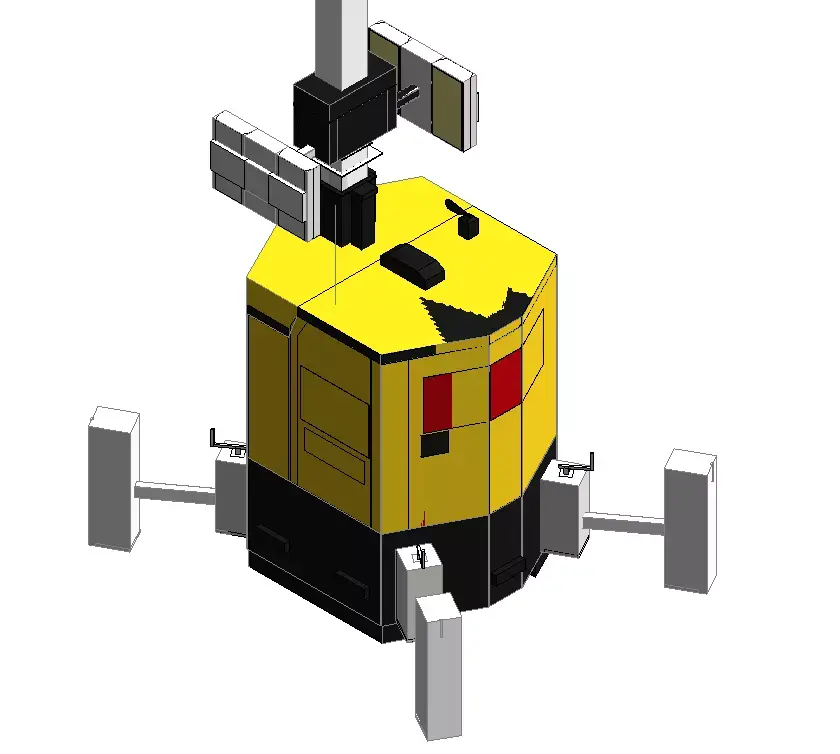Light Tower 3D model-28 Low-poly 3D model