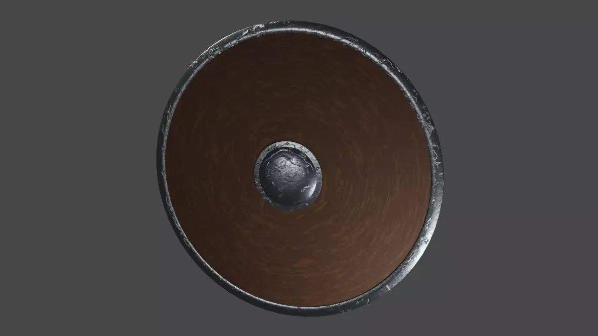 Ancient Greek State Shield 3D model