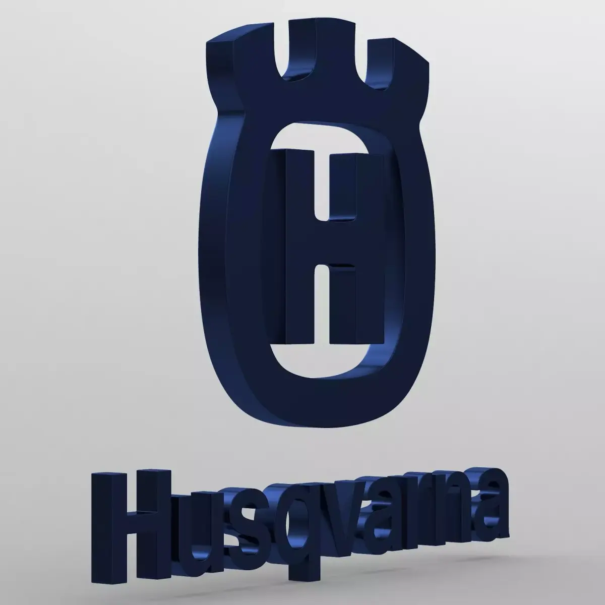 husqvarna logo 3D model