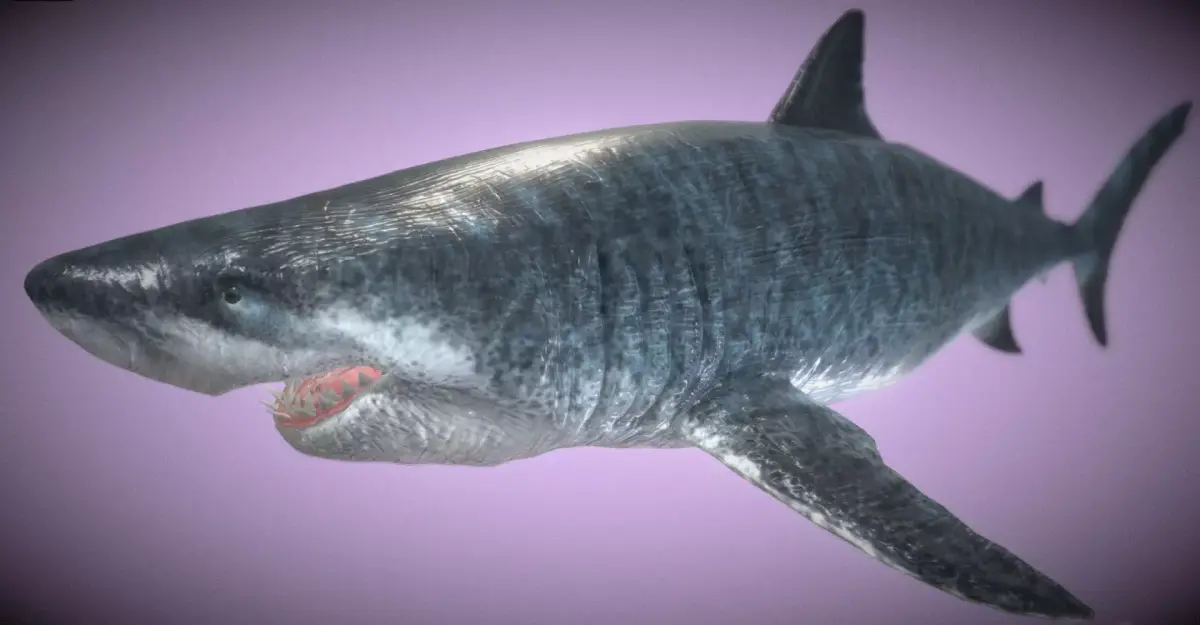 Ultra Megalodon  Low-poly 3D model