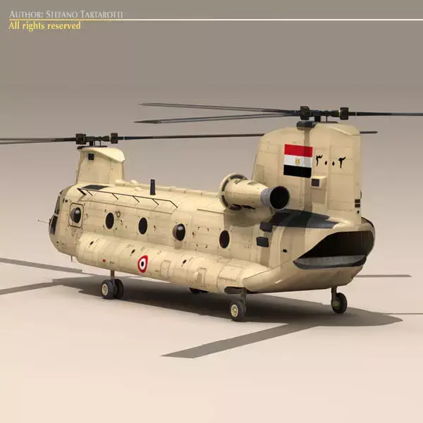 CH-47 EAF 3D model