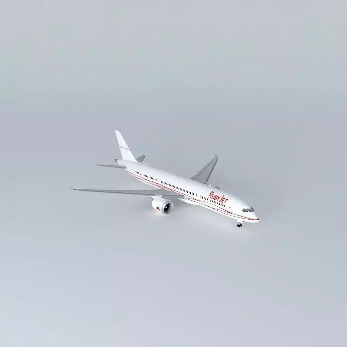 RubyJet Boeing 787 9 Free 3D model