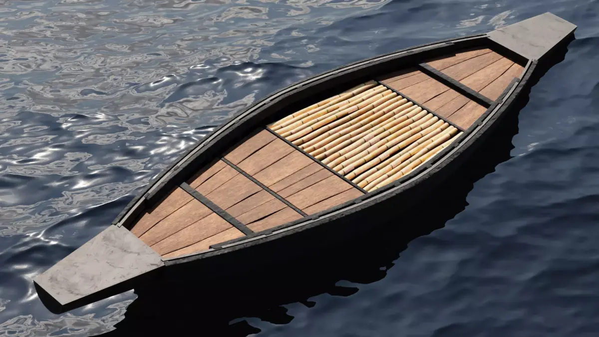 Bangladeshi boat 3D model