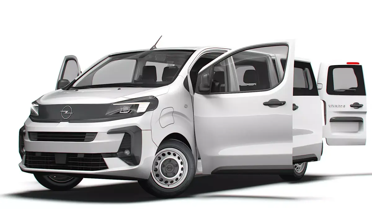 Opel Vivaro Electric CombiVan L3 HQ Interior 2024 3D model