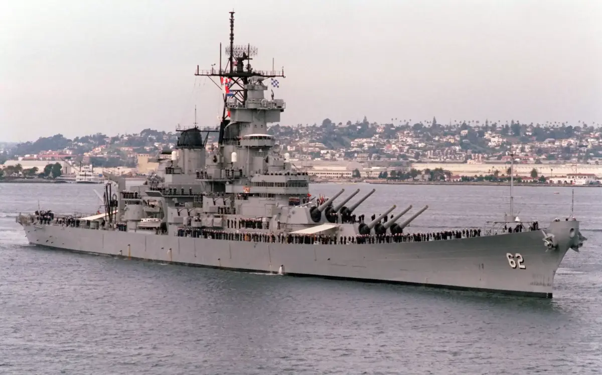 USS NEW JERSEY Warship 3D model