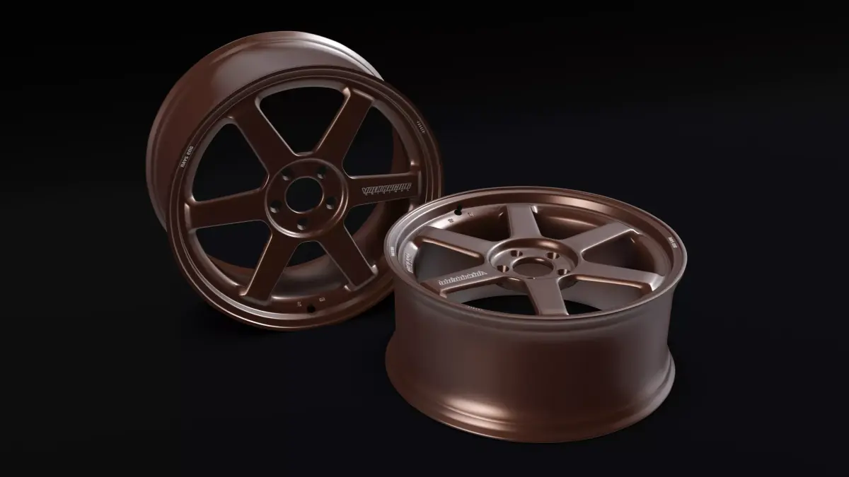 Car Wheel Rims Volk Racing TE37 Free 3D model