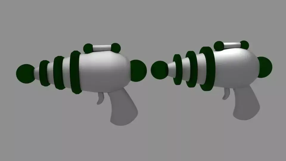 Ray Gun Alien 3D model