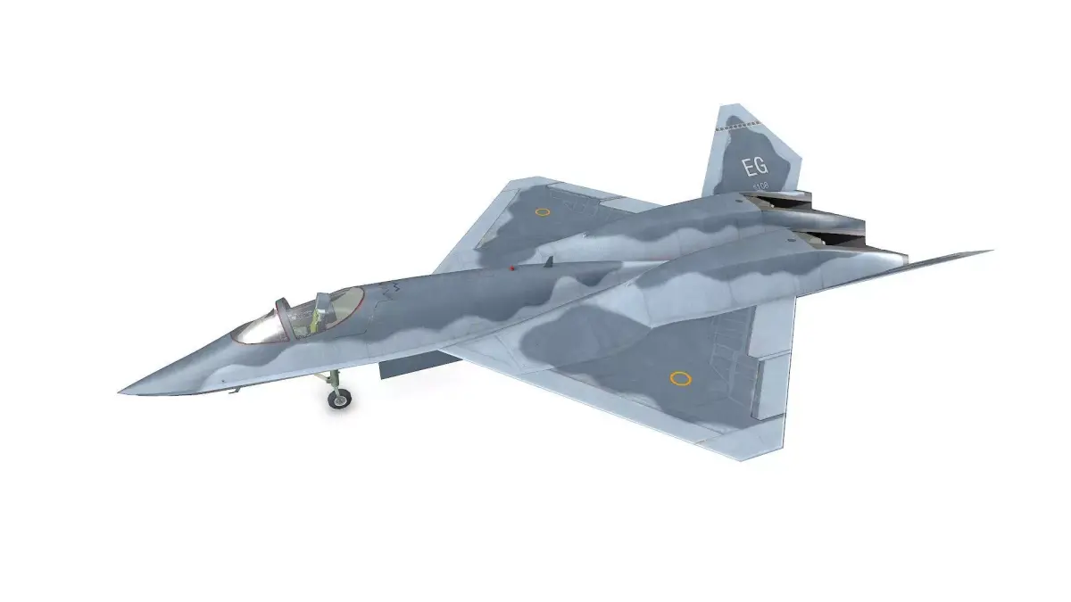 Northrop YF-23 Fighter Jet Low-poly Low-poly 3D model