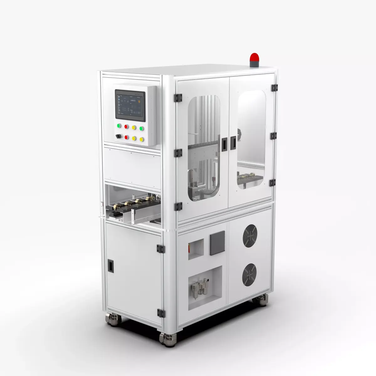 Automatic Permanent Magnet Rotor Spring Assembly Machine 3D model