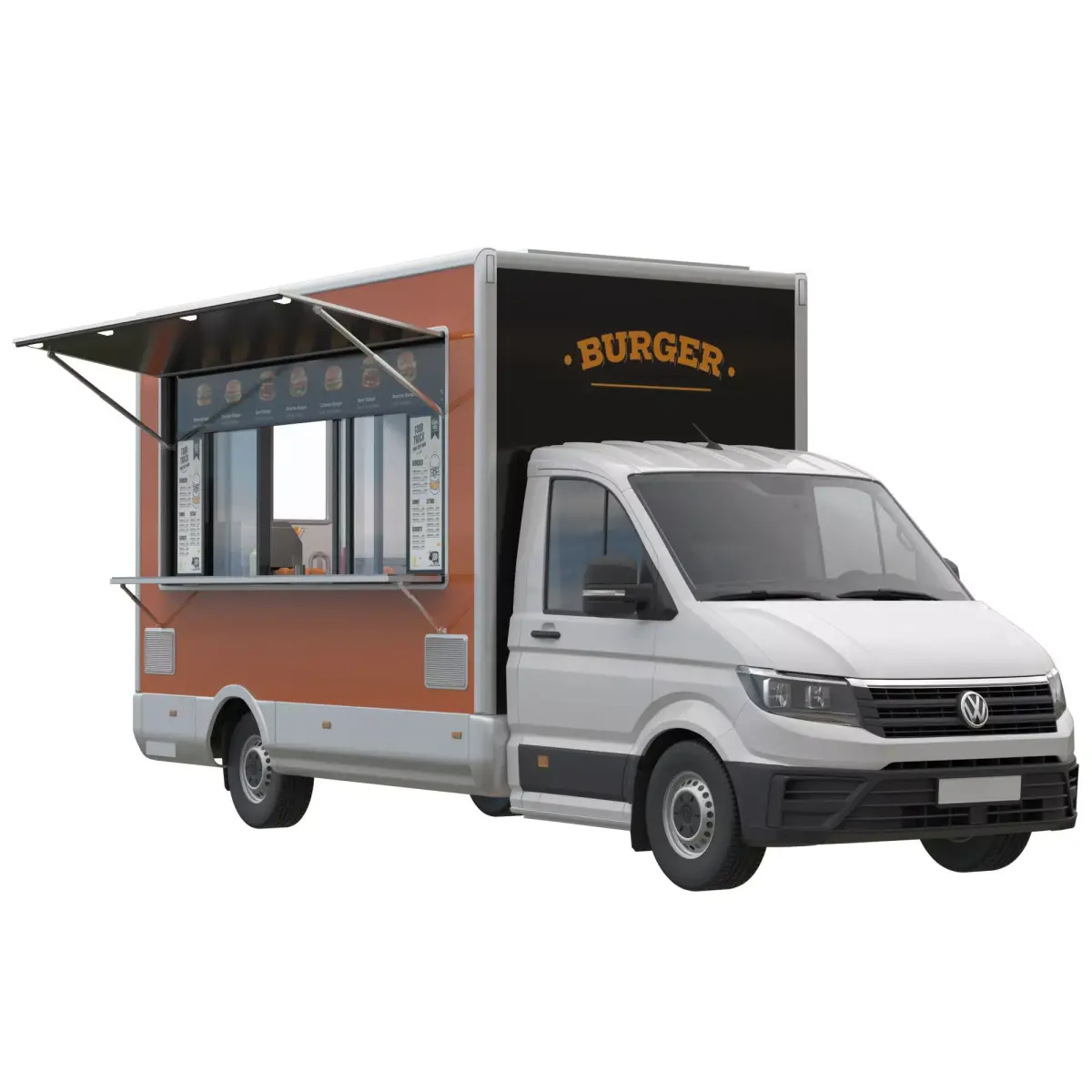 VW Crafter FoodTruck 3D model
