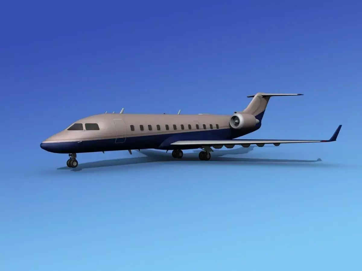 Canadair CRJ100 Executive 3D model