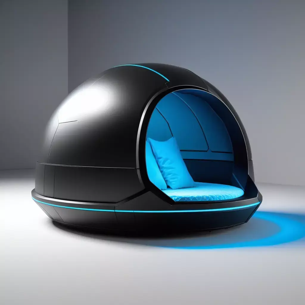 SciFi Relaxation Sleep Pod 3D model