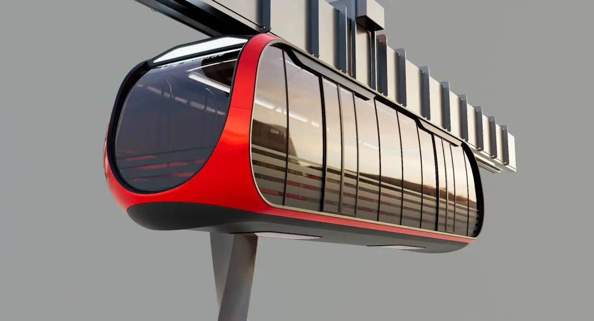 Autonomous Monorail 3D model