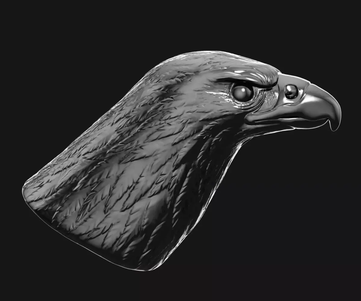eagle head 3D model