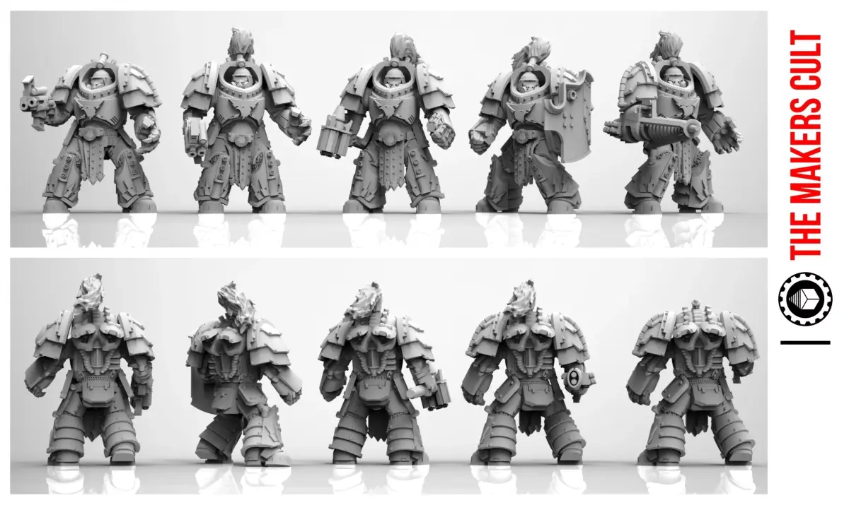Tempest Knights Jupiter Pattern Exo Suits Free 3D print model