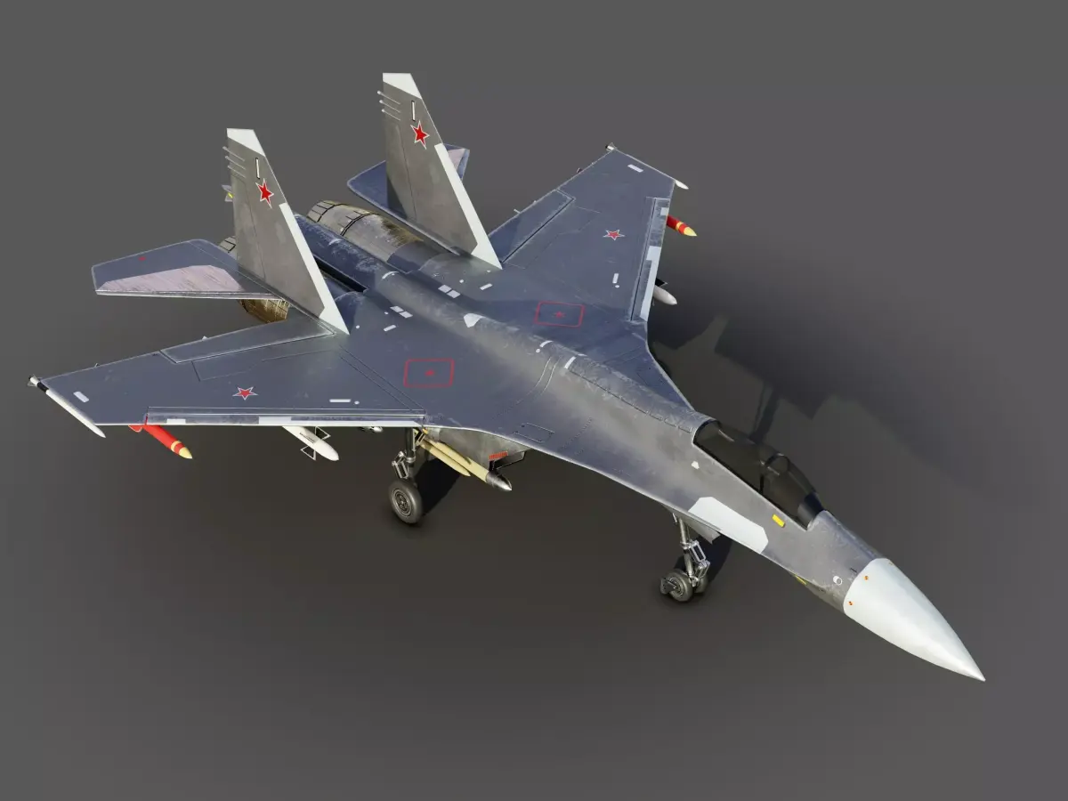 Sukhoi Su-35 3D model purchase