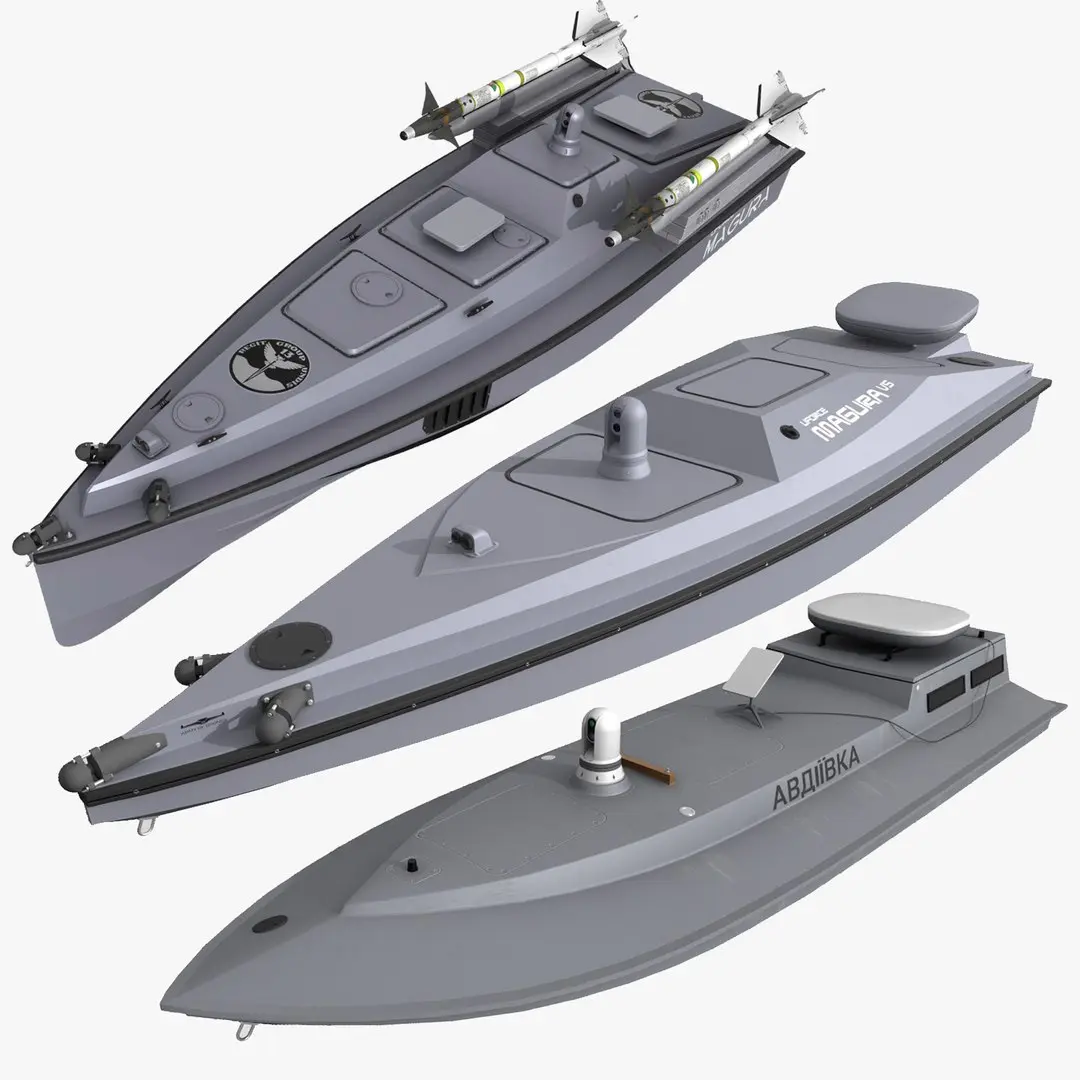 USV marine drone MAGURA V5 V7 SEA BABY-II 3D model