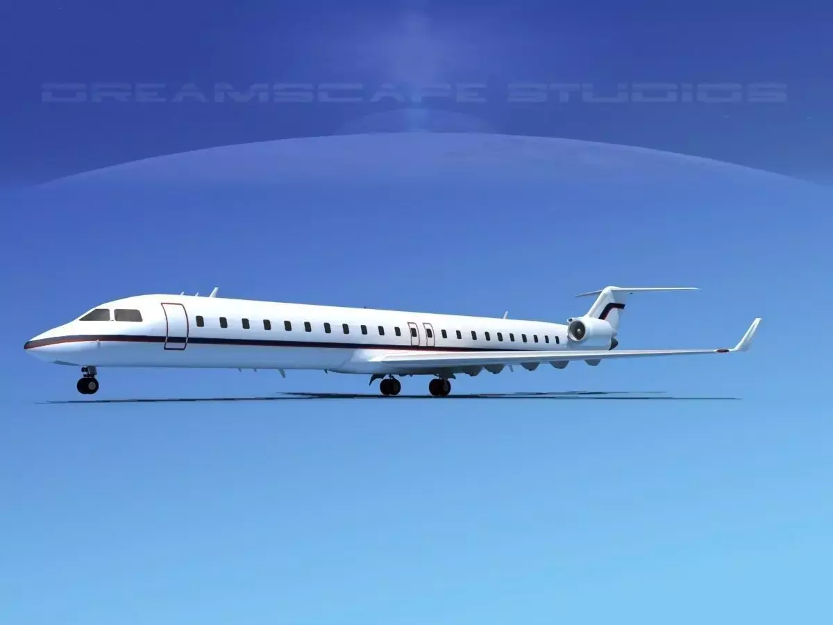 Bombardier CRJ900 Corporate 1 3D model
