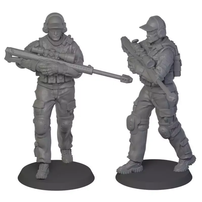 USA modern soldier 4 3D print model