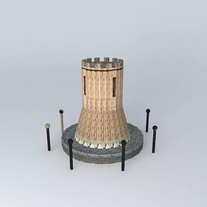 Small castle 3D model