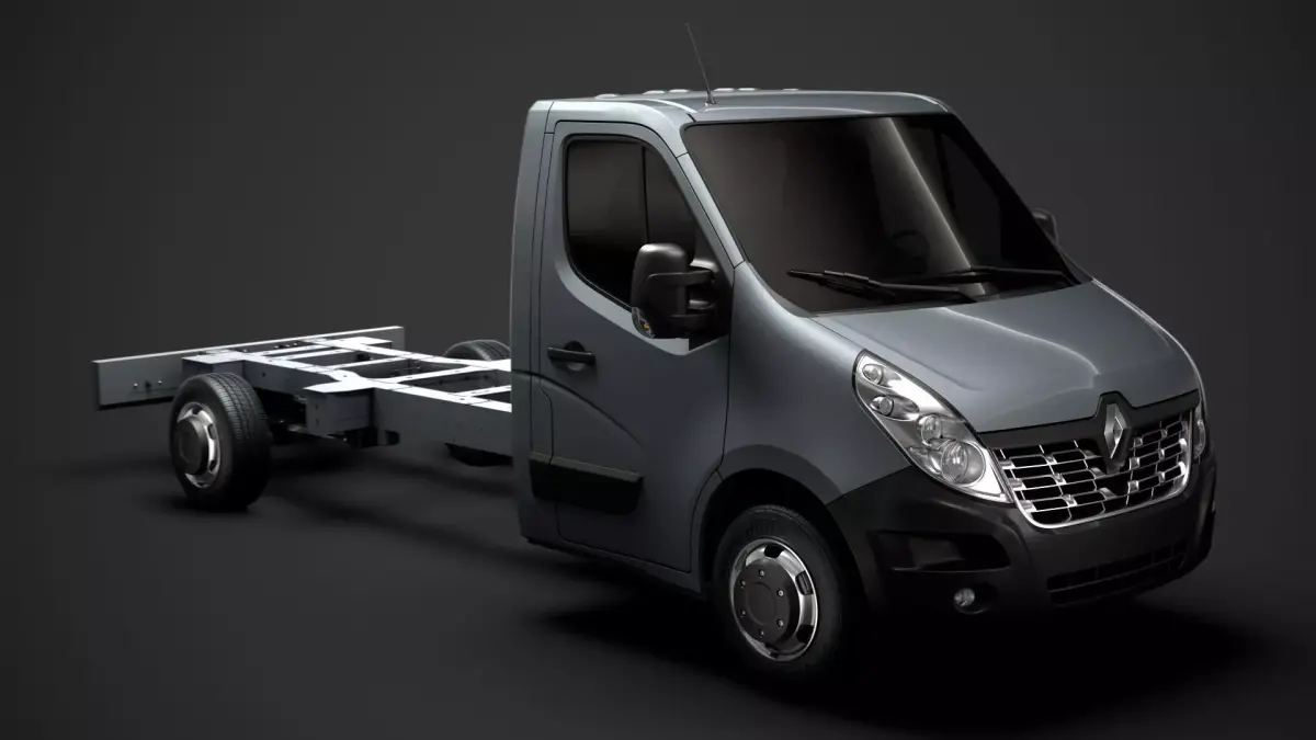 Renault Master SingleCab SW E30 Chassis 2014 3D model