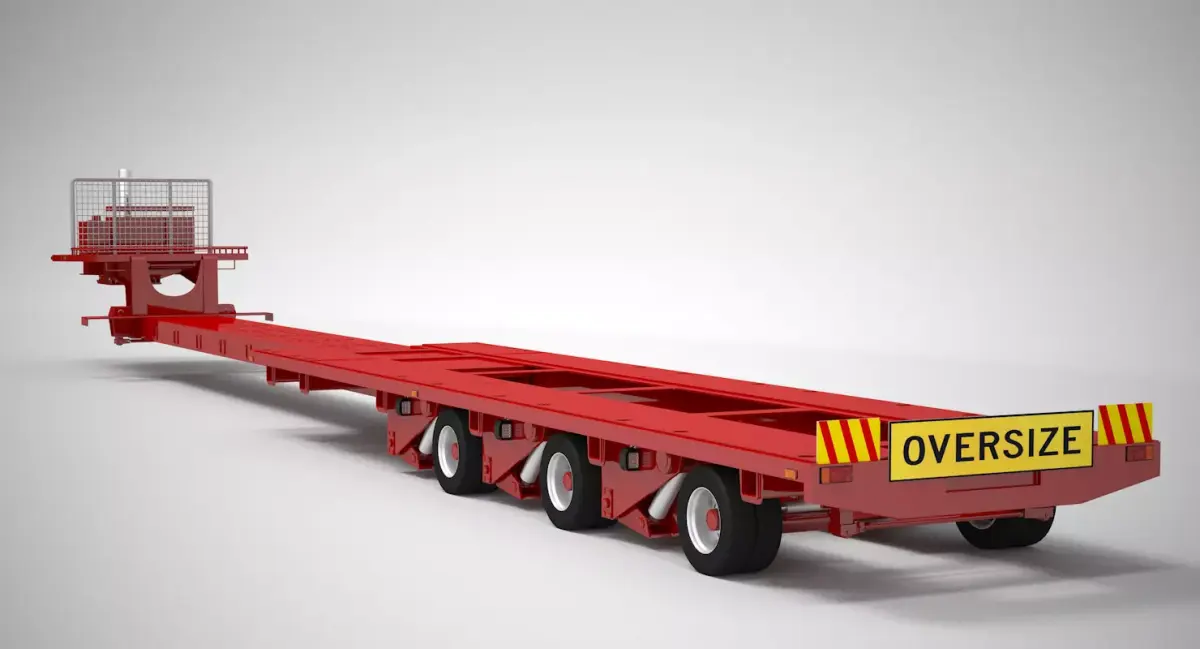 House Moving Trailer 3D model