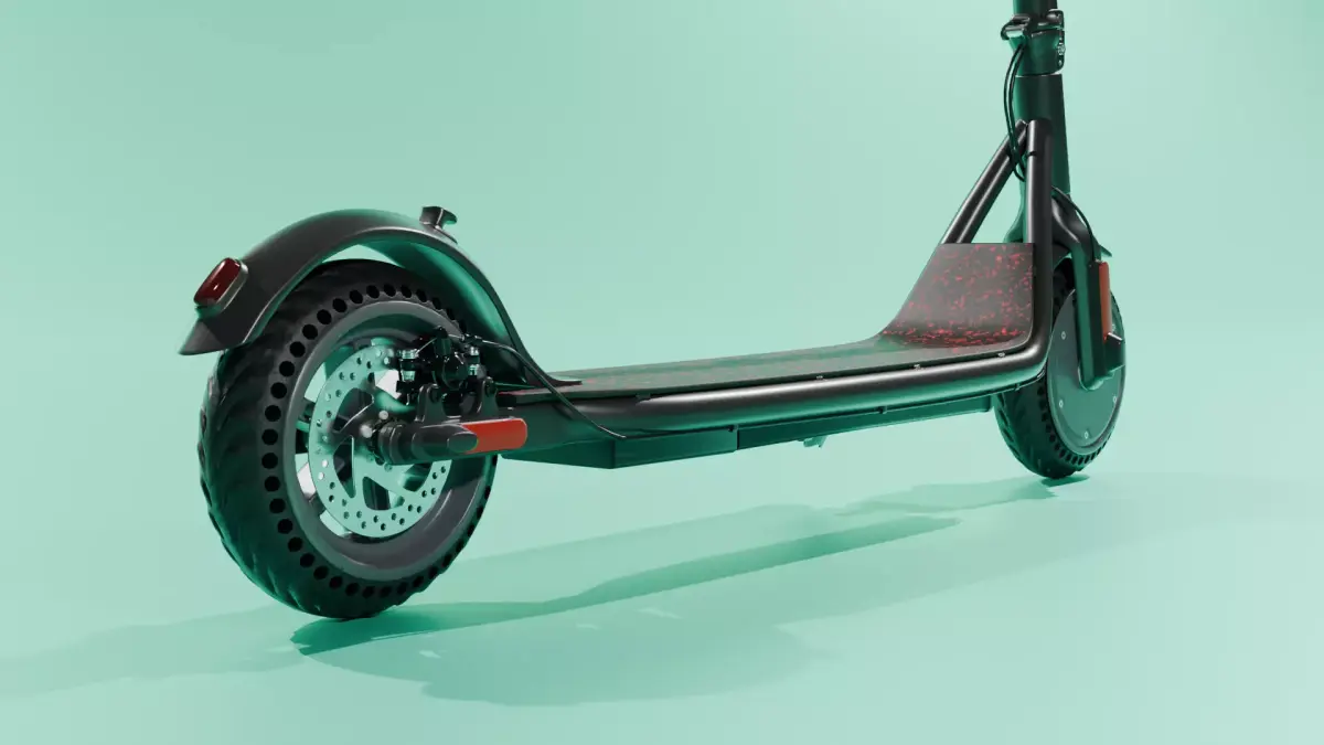 Electric Scooter 3D model 2