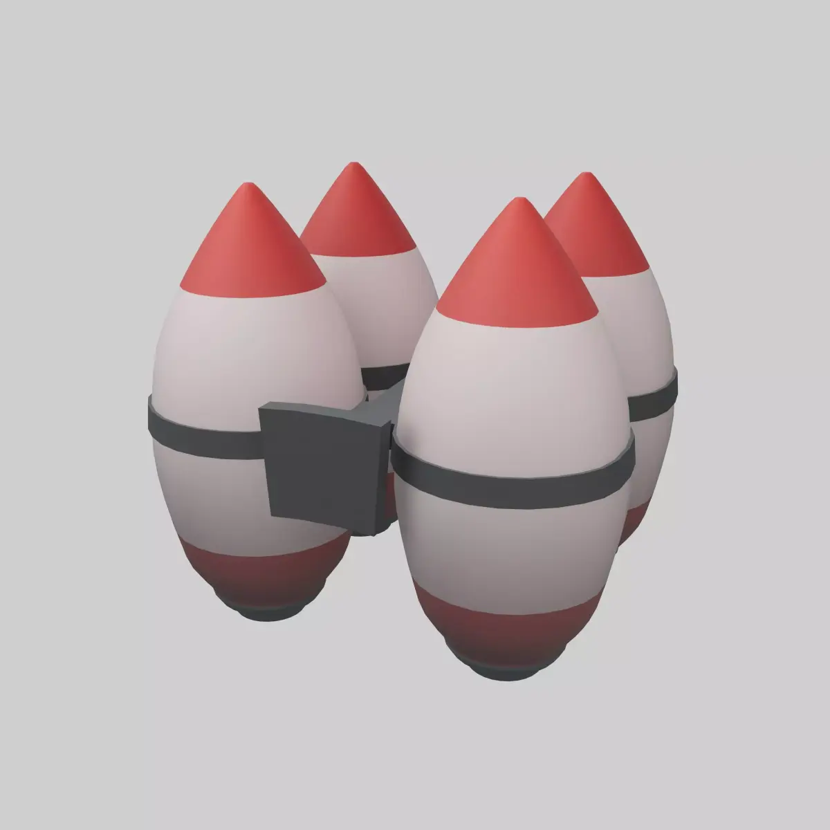 Jet Pack v2 001 Low-poly 3D model