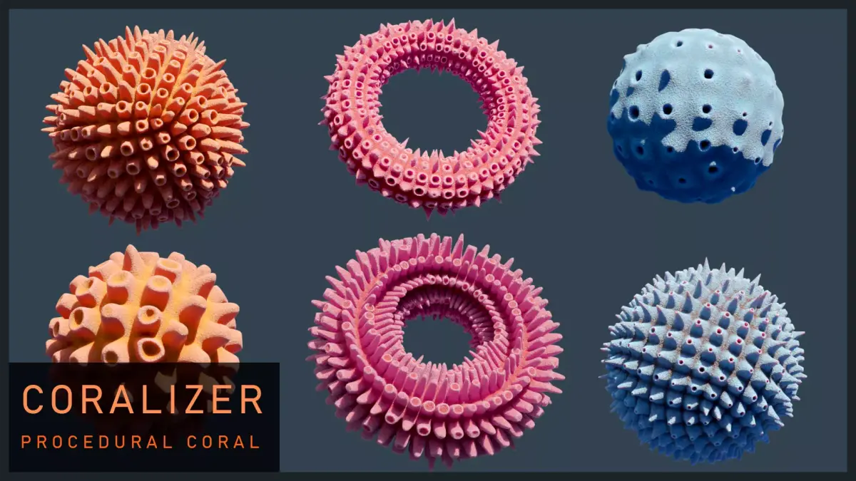 Coralizer Procedural Material Texture