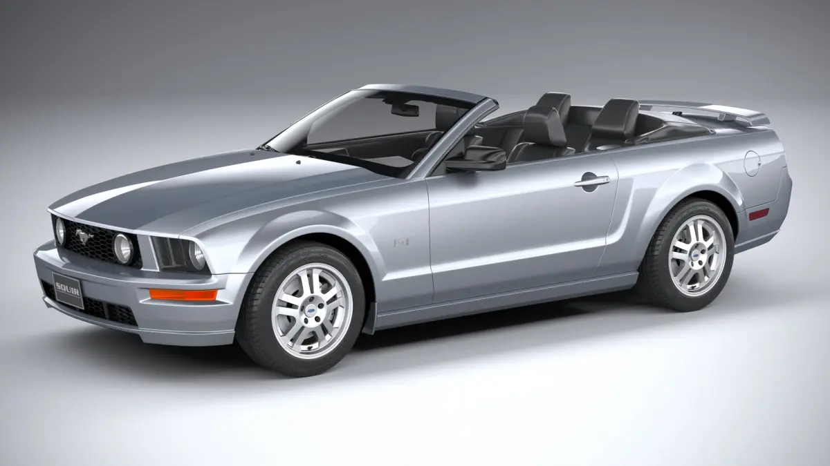 Ford Mustang GT Convertible 2005 3D model