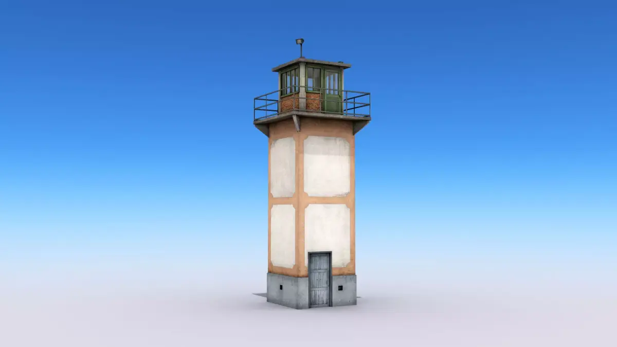 Guard Tower Low-poly 3D model