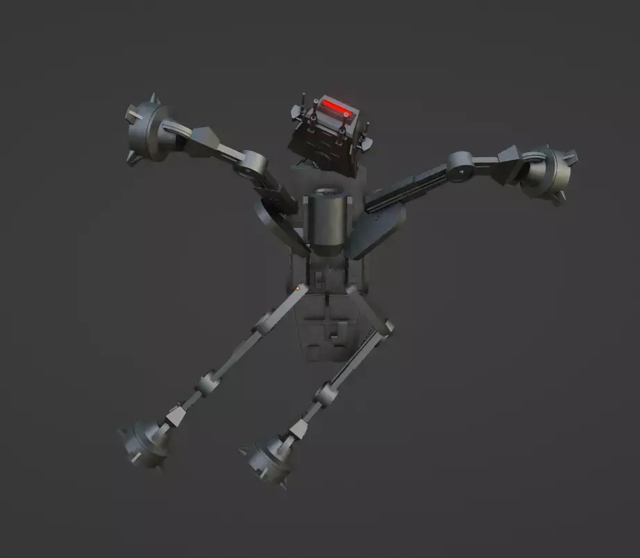 ATAT-WALKER FROM STAR WARS Free low-poly 3D model