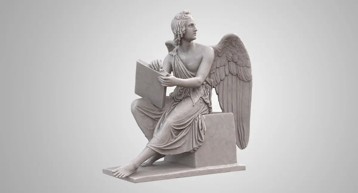 Sitting Angel 3D model