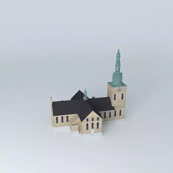 Oslo Cathedral Free 3D model