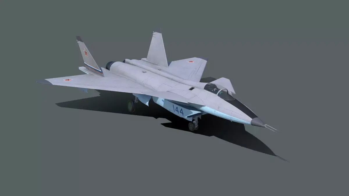 MiG 1 44 Project Low-poly 3D model