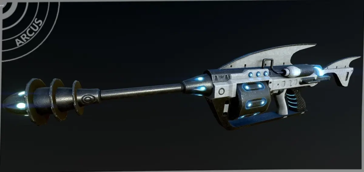 Arcus Rifle Low-poly 3D model