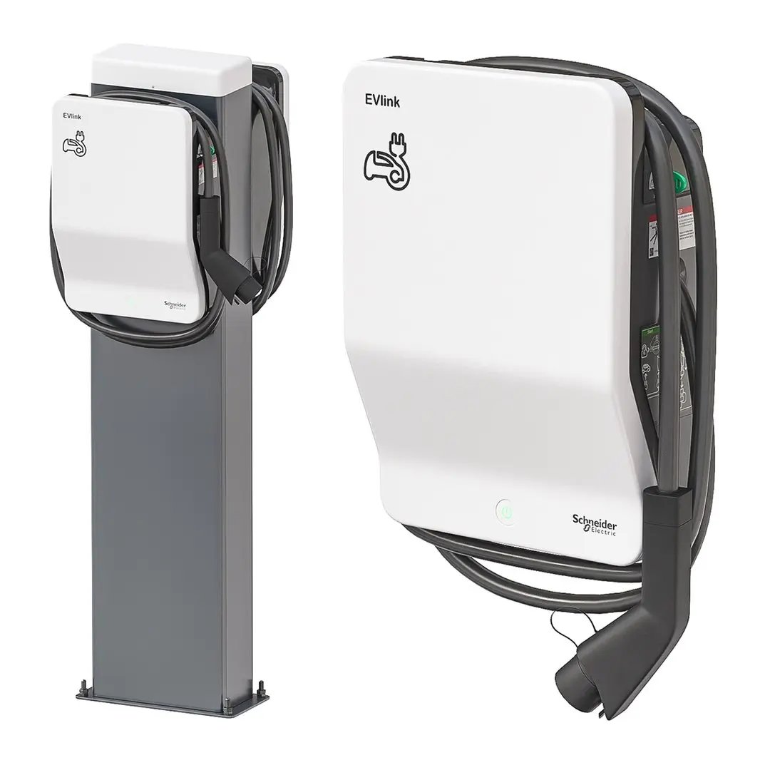 Charging station EVlink Wallbox 3D model