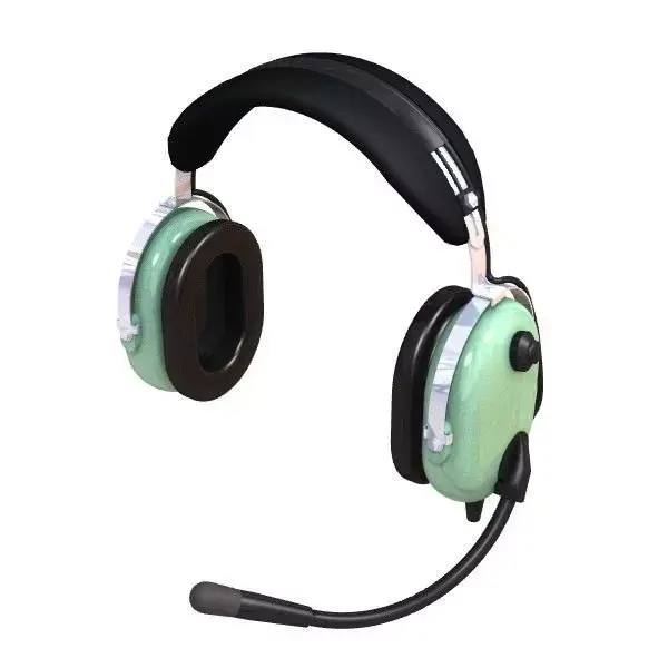 Pilot Headset 3D model