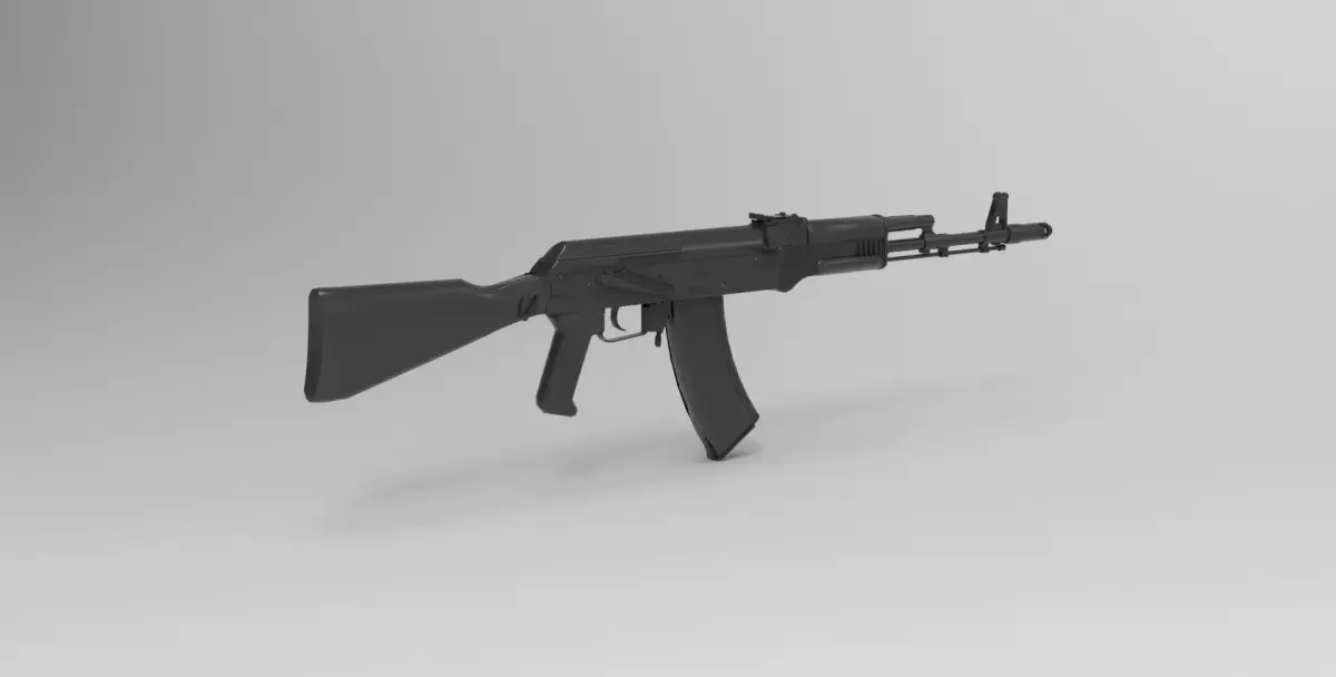 Kalashnikov AK-74M 3D model