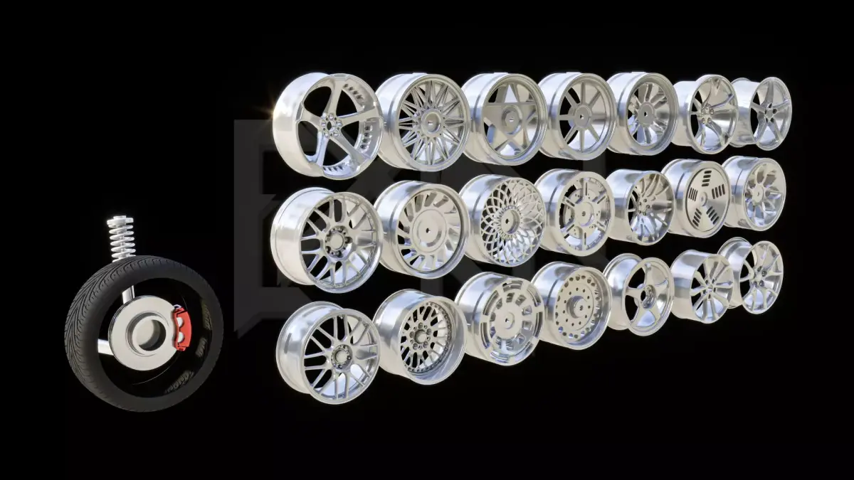 3D Rim Collection Vol 1 3D model