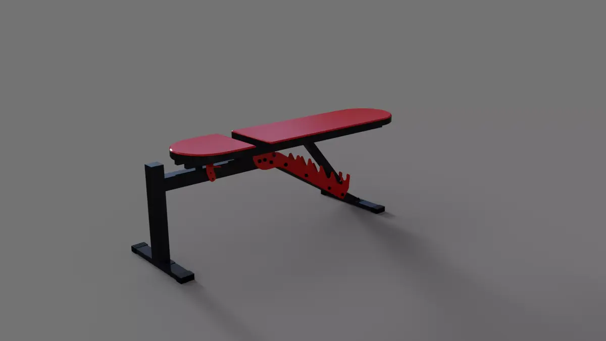 Bench Press  Free 3D model