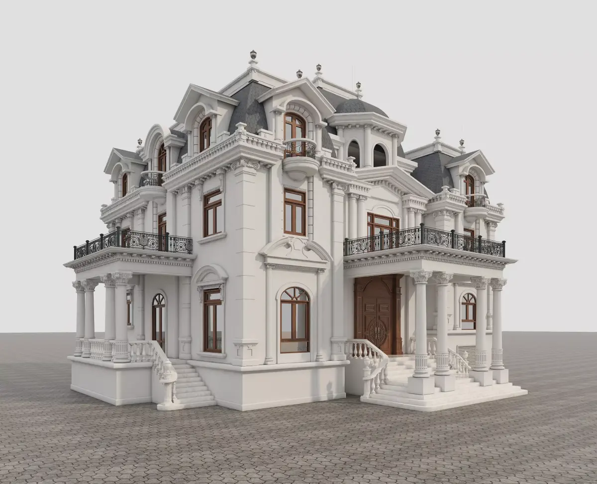 Classical style Villa 3D model