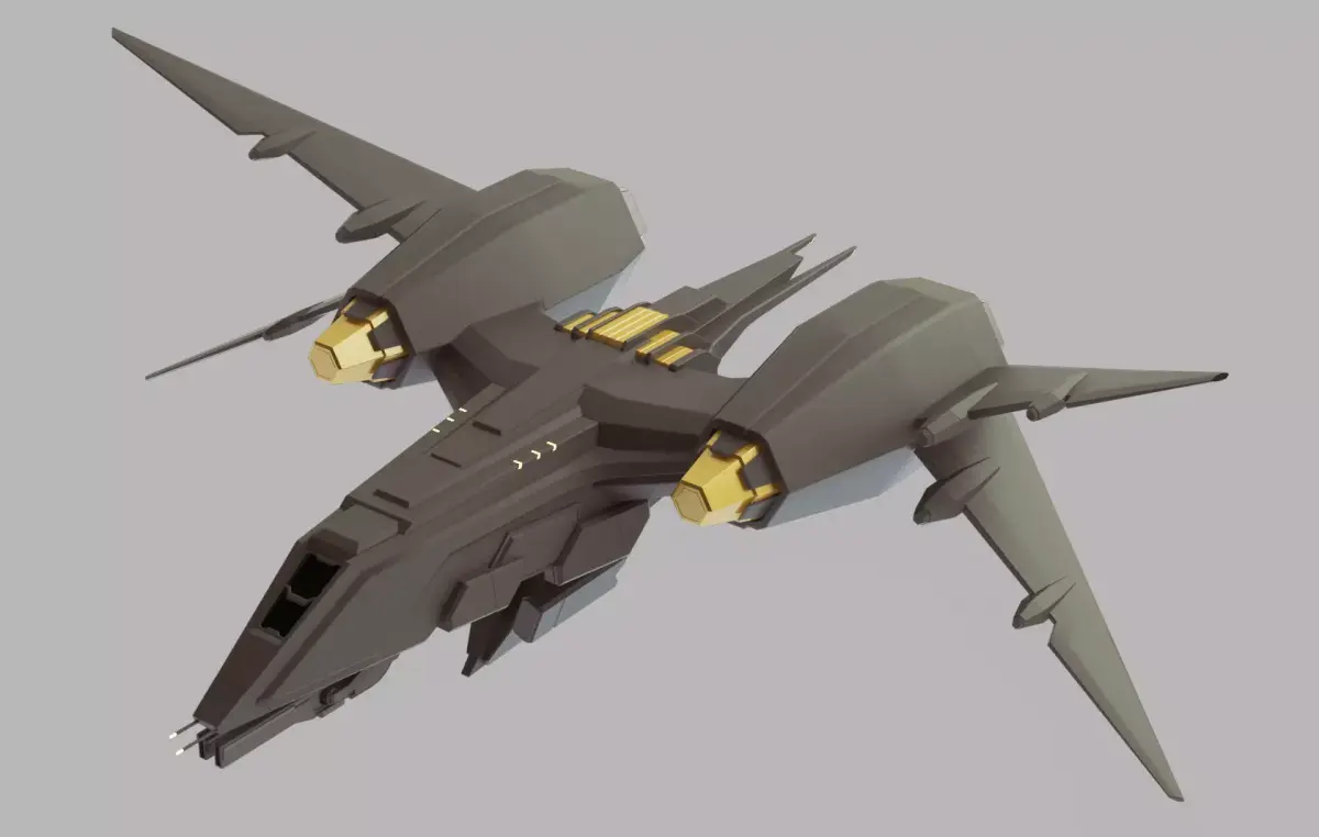 Space Fighter MK 1 3D model