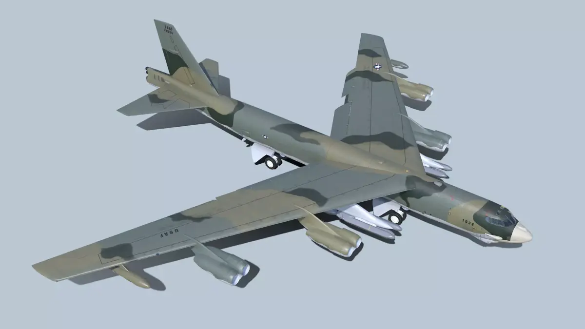 Boeing B-52H Stratofortress 3D model