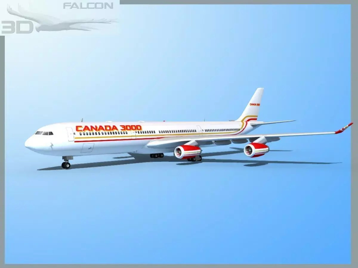 Falcon3D A340-600 Canada 3000 3D model