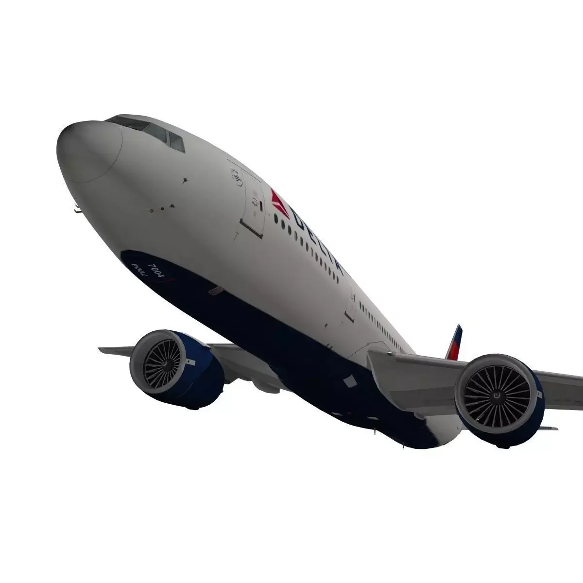 Boeing 777-200LR Delta Air Lines 3D model