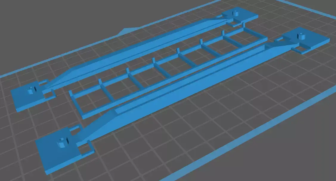 Sheet steel wagons Australian freight 3D print model