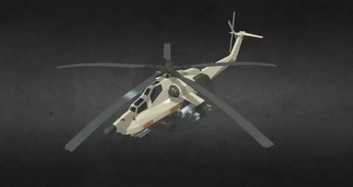 COD MI-28 Havoc Low-poly 3D model