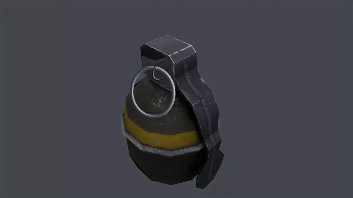 Shgr56 hand grenade swedish Low-poly 3D model